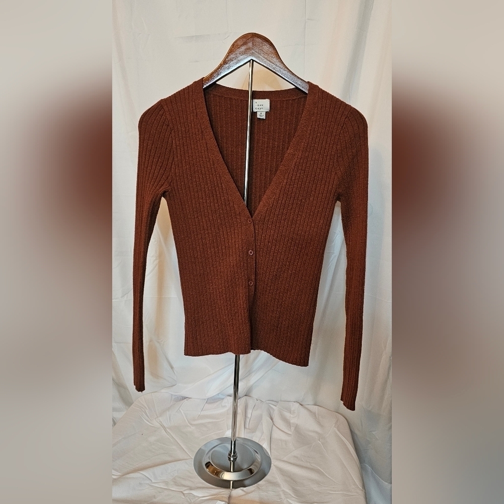 ✨ A New Day Women's Ribbed Cardigan Sweater ✨